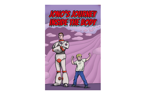 Image of Jono ’s Journey Inside the Body comic front cover
