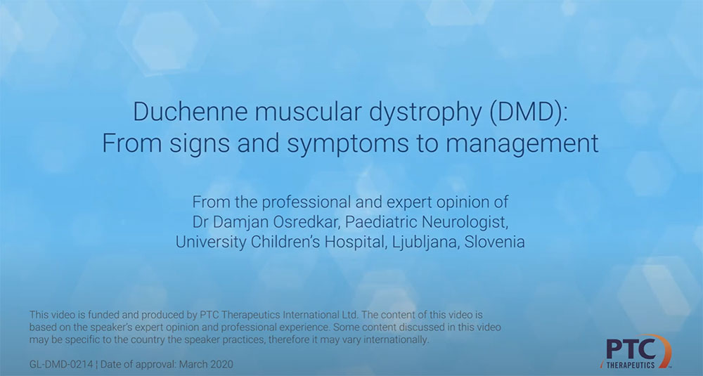dmd signs and symptoms