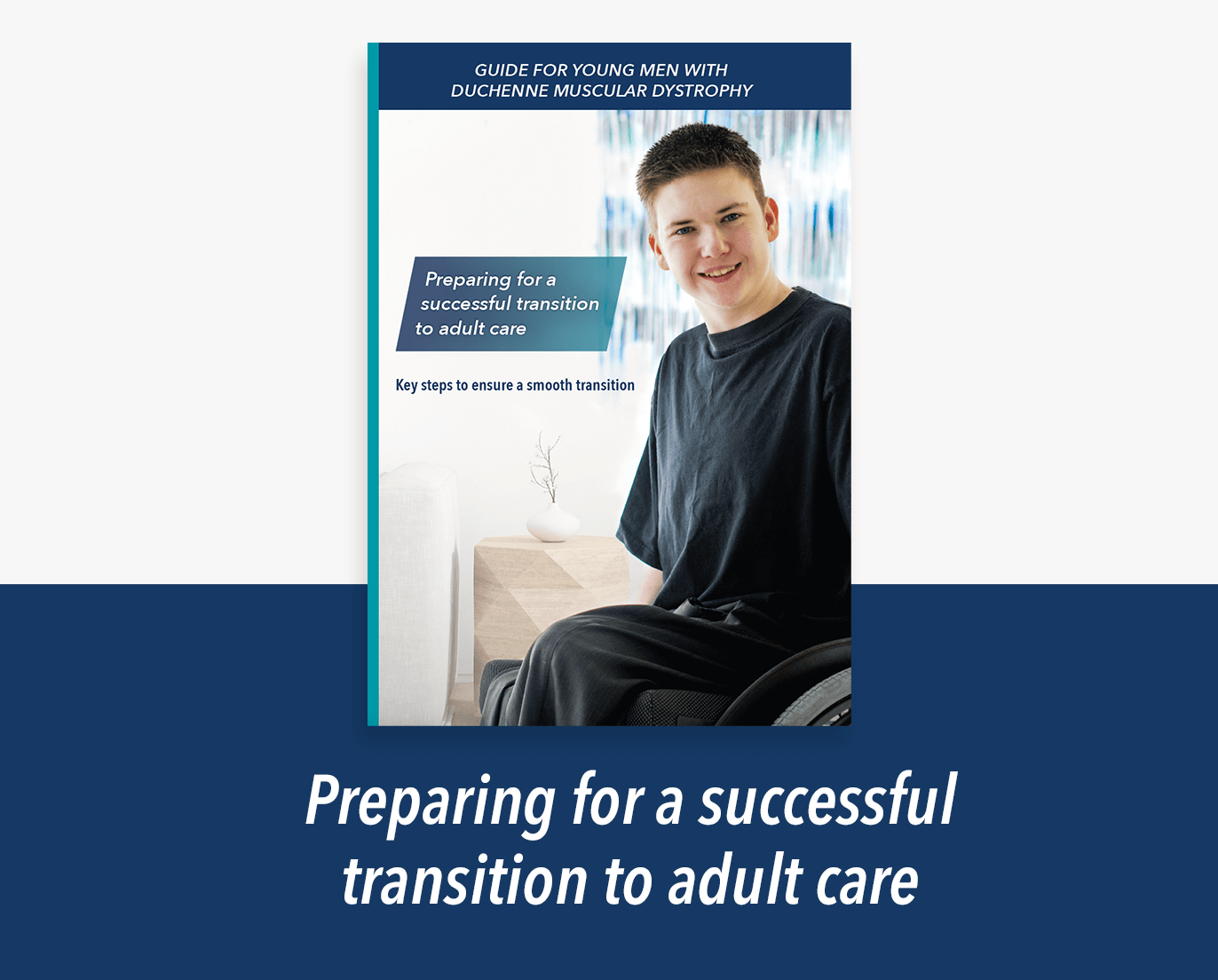 Image showing the front cover of the transition guide for patients’ booklet